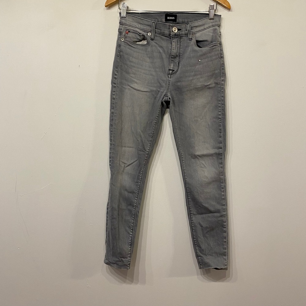 Hudson Blair Super Skinny Jeans Grey Wash Women 27 Streetwear Grunge Y2K